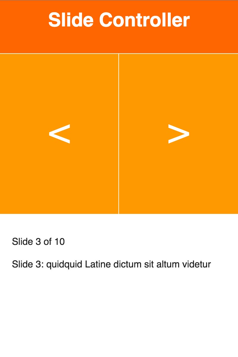 Slide Controller Pete // f90 Brightonbased freelance developer